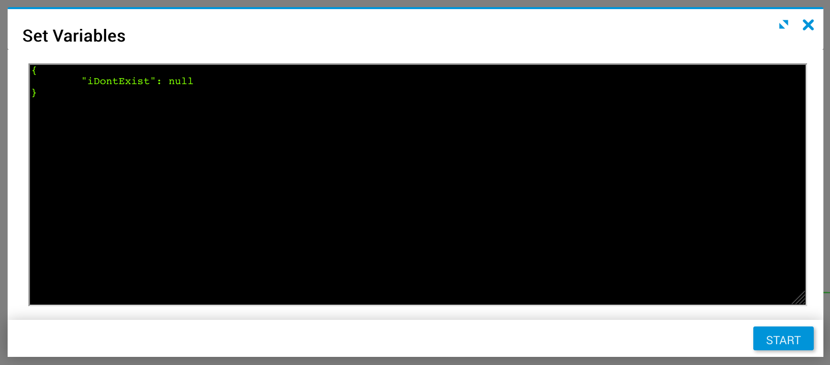 Job Variable as input