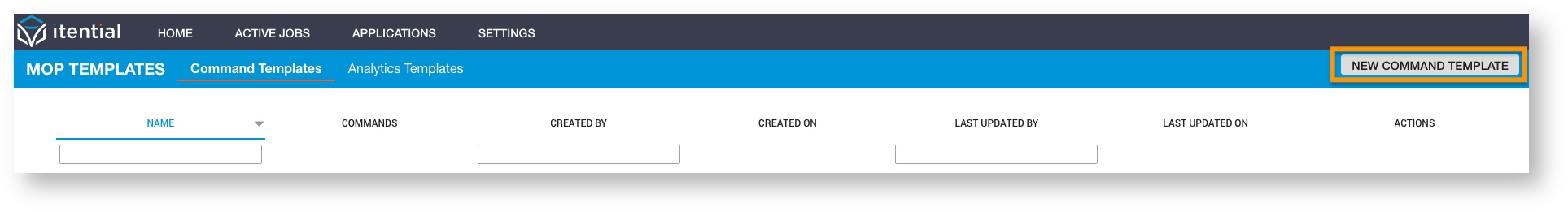 New Command Template