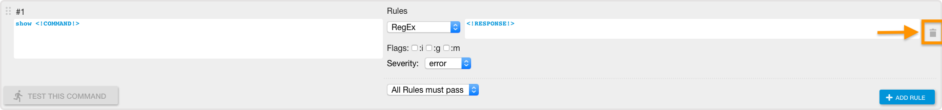 Remove Command Rules