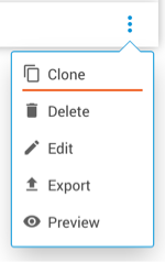 Card Menu Clone