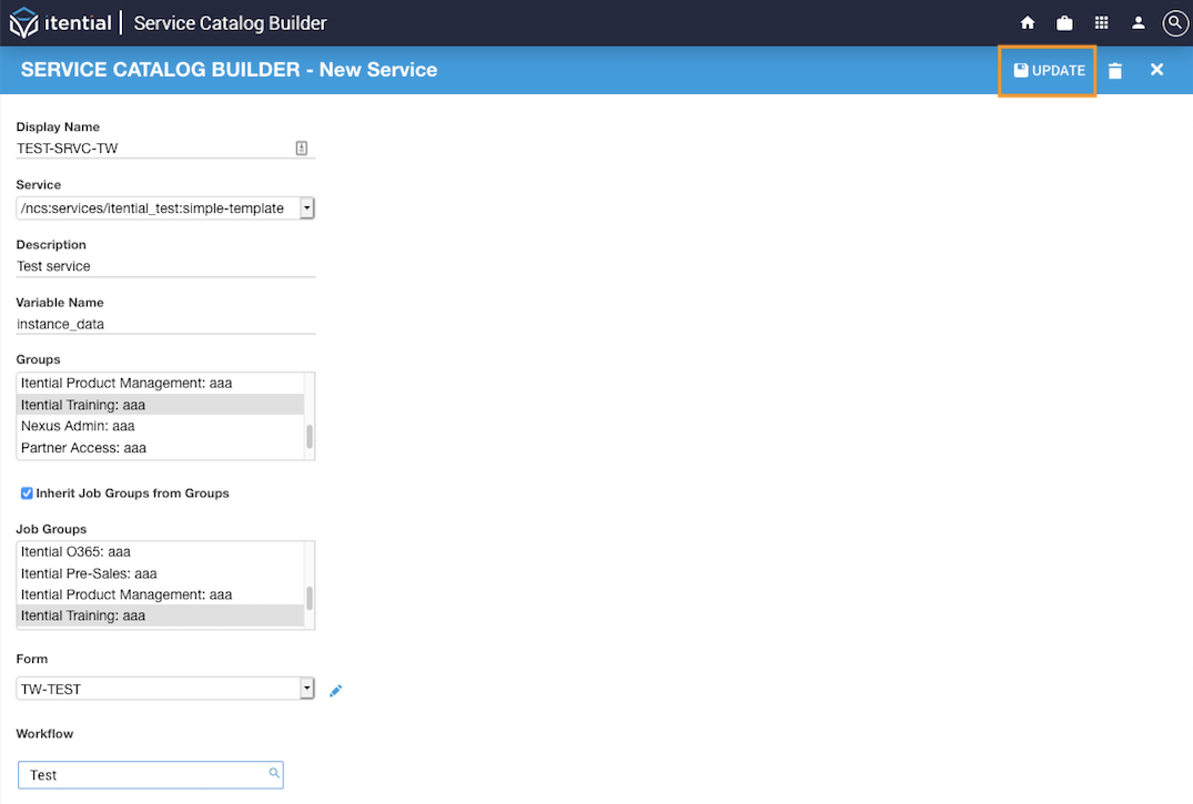 updateService