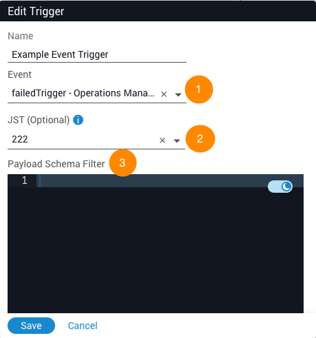 Edit Event Trigger
