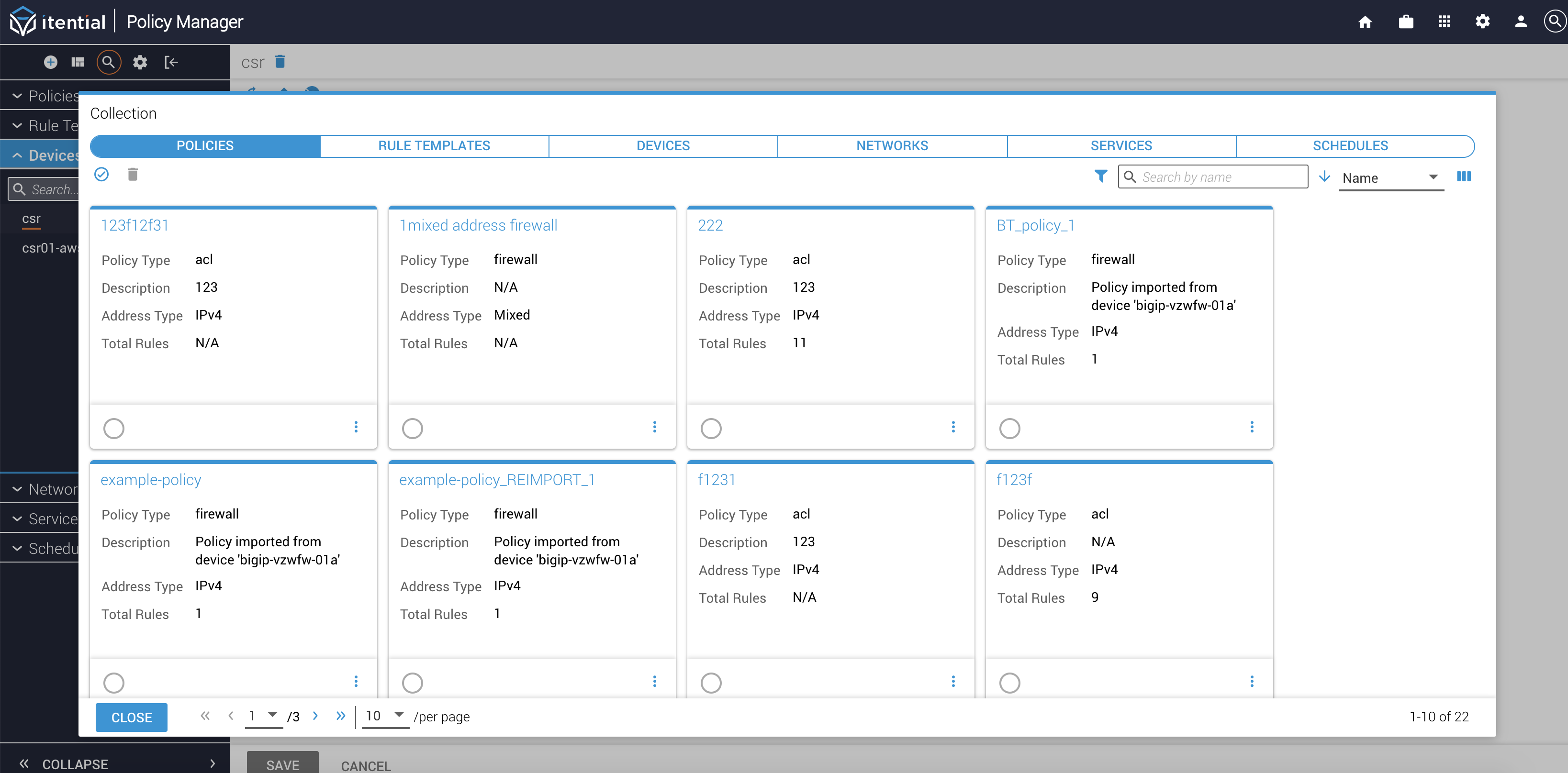 Policies Page