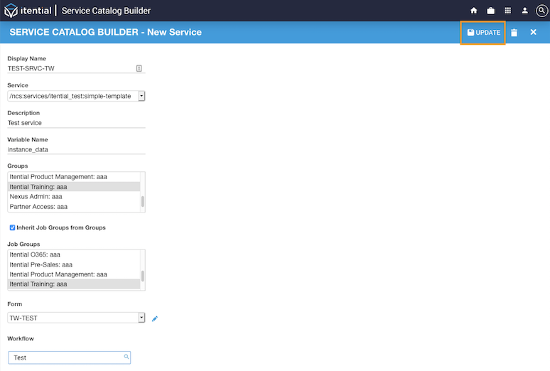 updateService