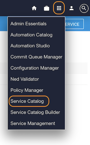 Service Catalog