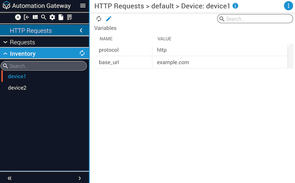 Inventory Device View