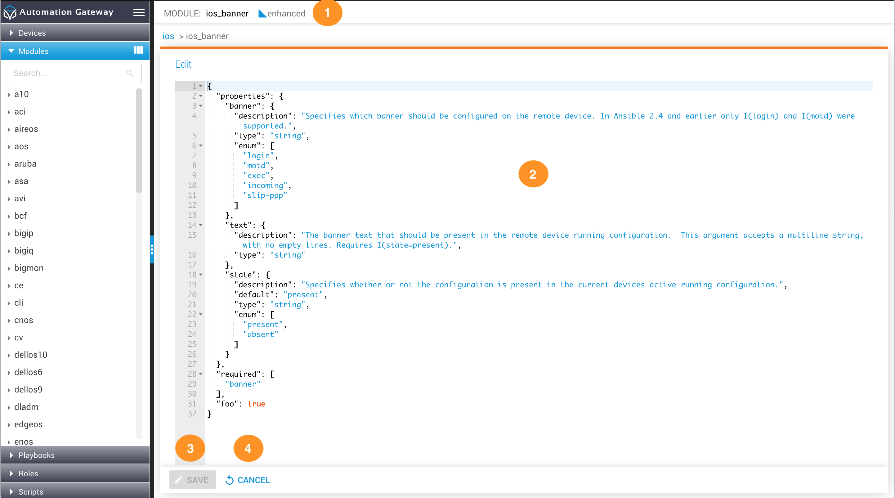 Edit JSON Schema