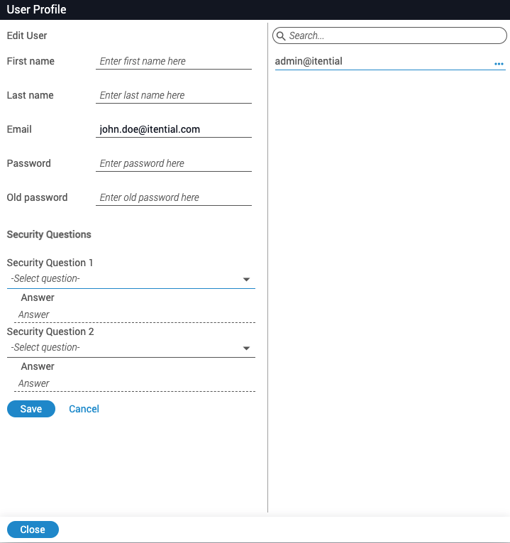 User Profile