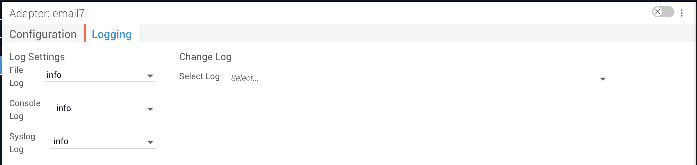 Adapter Changelog