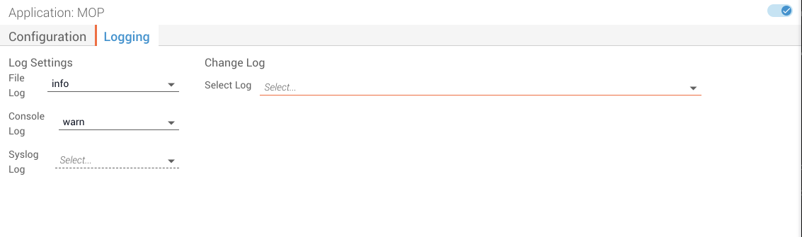 Application Changelog