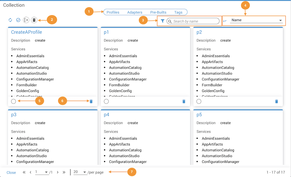 Collection Dialog