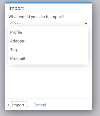 Import Dialog