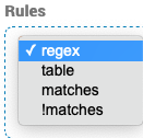 Analytic Template Rules