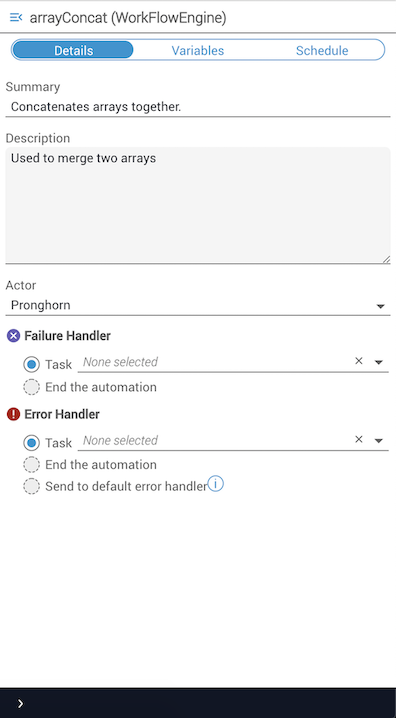 Details tab