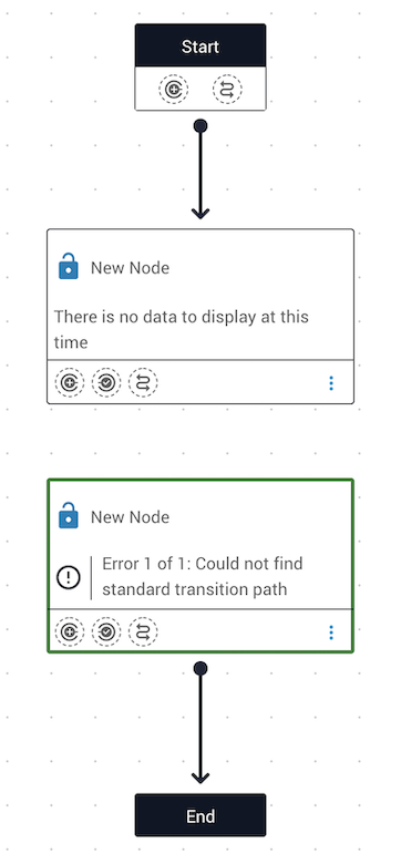 Hover in transition mode
