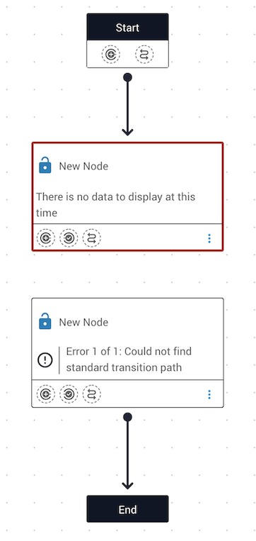 Hover in transition mode error