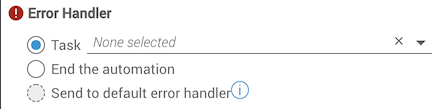Add error transition