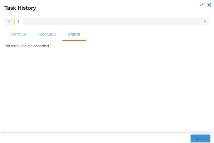 Error Result