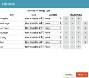 Edit Merge Dialog