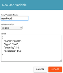 New Job Variable