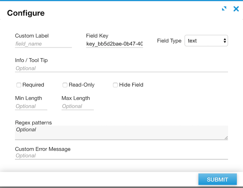 Configuration Dialog