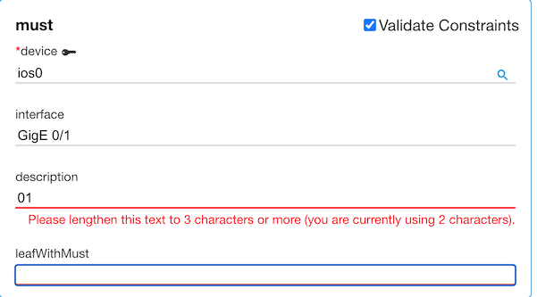 Form With Validation Error
