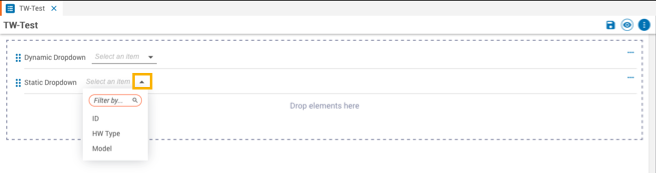 View Static List