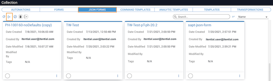 Import from Collection View