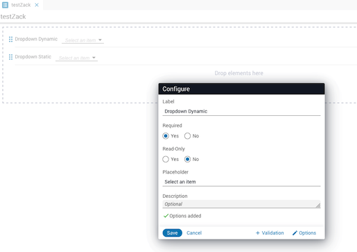 Configure Dialog