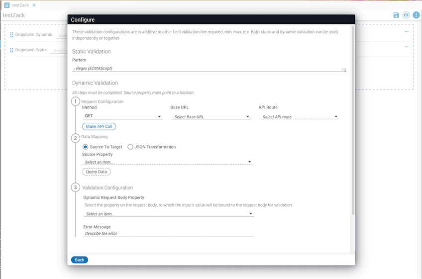 Editor Validation