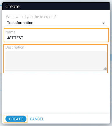 Search Create new JST