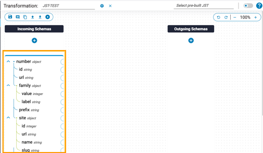 Incoming Schema Column