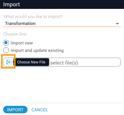 Choose New File