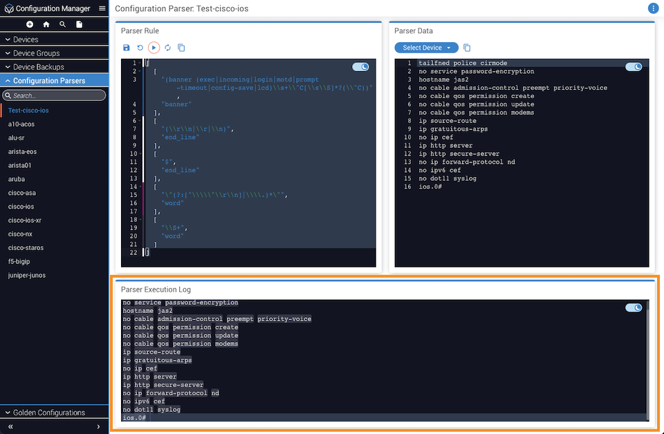 Configuration Parser
