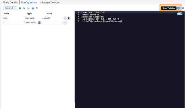 Show Variables